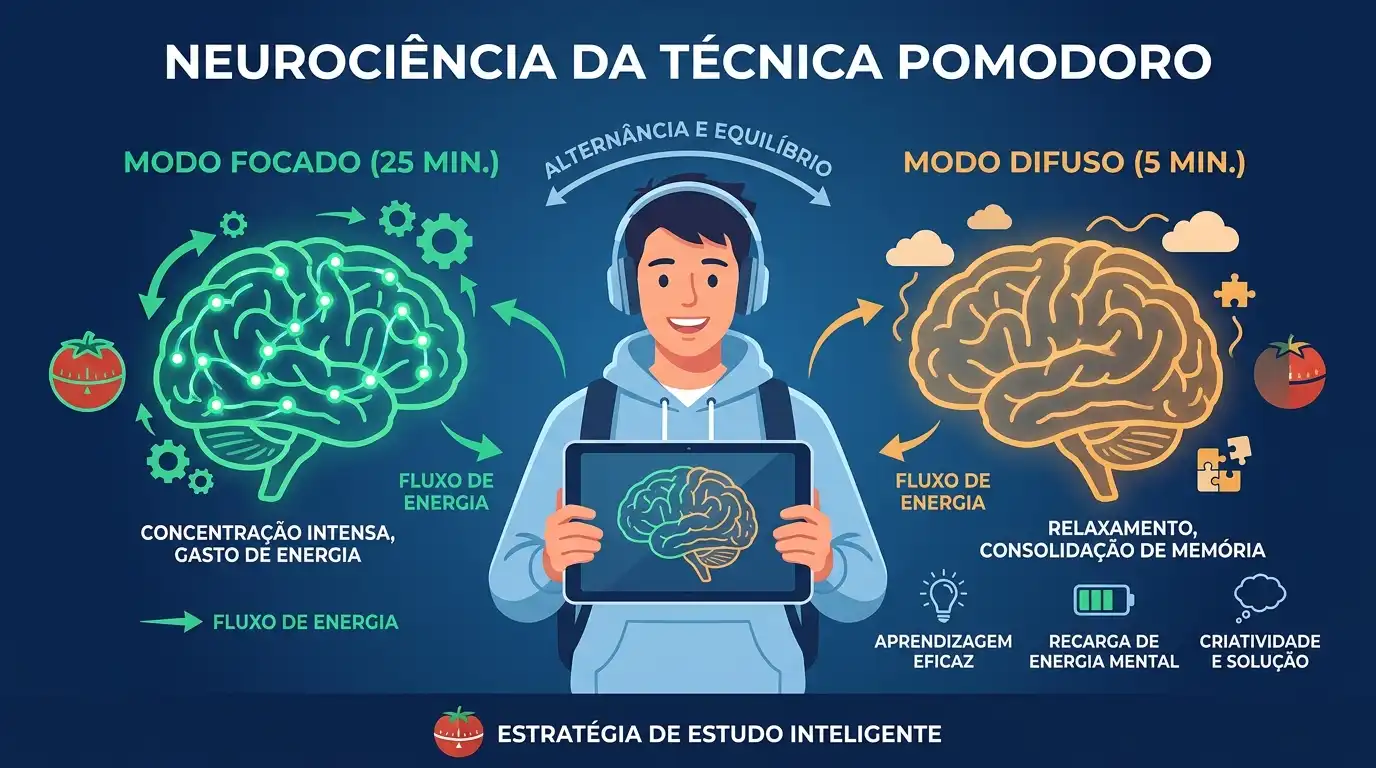 A origem da Técnica Pomodoro e por que ela funciona para estudantes